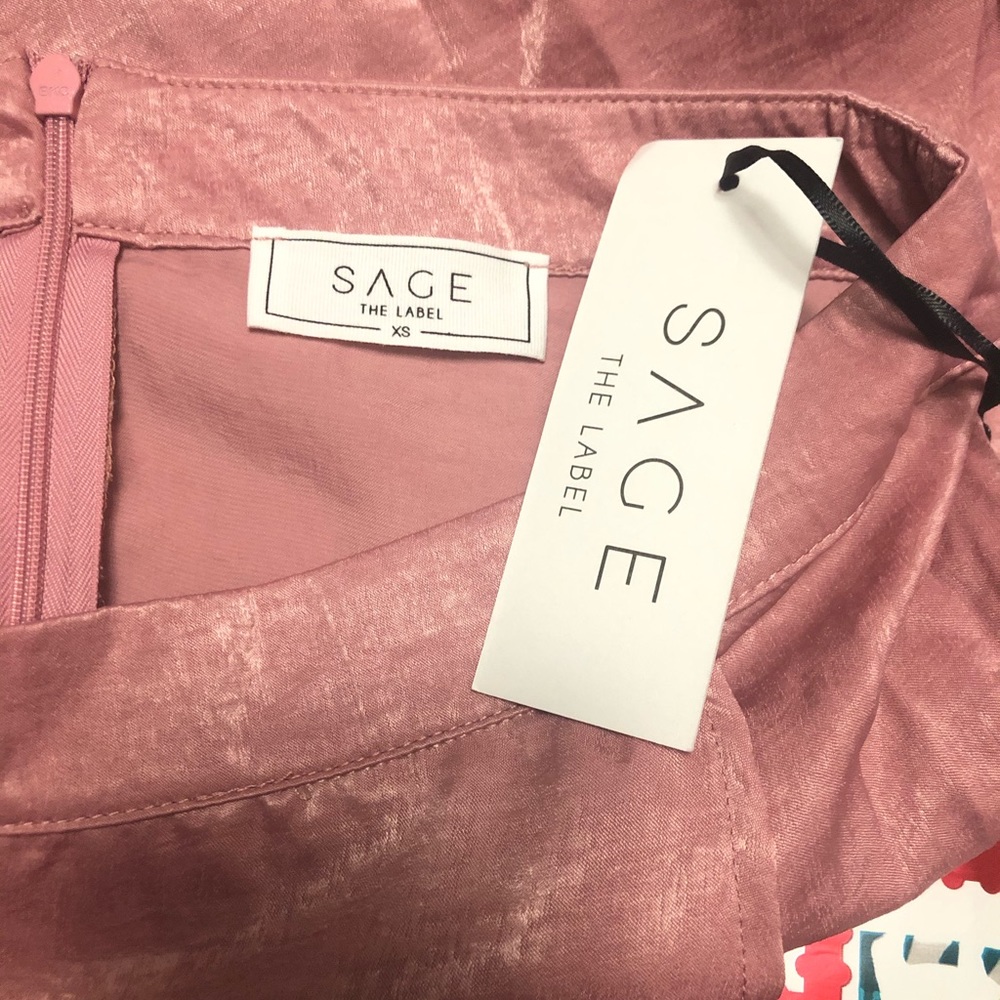 Sage the label new XS Skirt